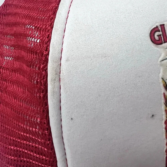 Vtg Glen Canyon Dam Page, AZ Adjustable Snapback Foam Trucker Hat/Cap Red/White - Picture 13 of 16